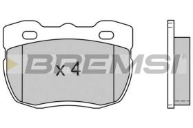 BREMSI BP2402 - B. PADS LAND ROVER, CARBODIES