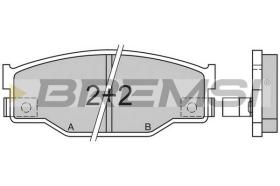 BREMSI BP2403 - B. PADS ISUZU