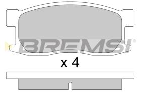 BREMSI BP2407 - B. PADS HONDA