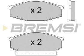 BREMSI BP2408 - B. PADS NISSAN