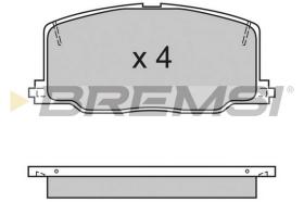 BREMSI BP2411 - B. PADS TOYOTA, LEXUS