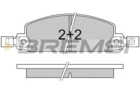 BREMSI BP2413 - B. PADS MAZDA