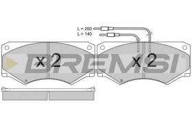 BREMSI BP2416 - B. PADS IVECO