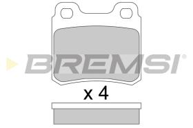 BREMSI BP2418 - B. PADS OPEL