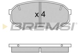 BREMSI BP2421 - B. PADS MAZDA