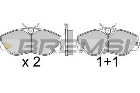BREMSI BP2426 - B. PADS NISSAN