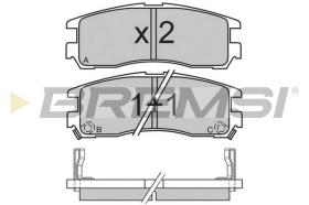BREMSI BP2428 - B. PADS HYUNDAI, CHRYSLER, MITSUBISHI
