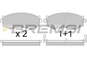 BREMSI BP2439 - B. PADS NISSAN