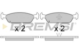BREMSI BP2444 - B. PADS DAIHATSU
