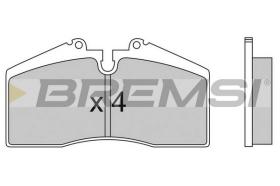 BREMSI BP2449 - B. PADS PORSCHE