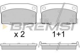 BREMSI BP2450 - B. PADS OPEL