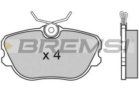 BREMSI BP2452 - B. PADS VOLVO