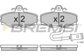 BREMSI BP2454 - B. PADS JAGUAR