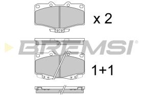 BREMSI BP2463 - B. PADS TOYOTA, VW