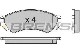 BREMSI BP2468 - B. PADS NISSAN