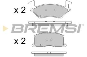BREMSI BP2481 - B. PADS TOYOTA