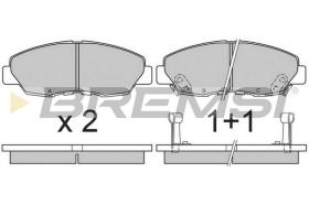 BREMSI BP2482 - B. PADS ROVER, HONDA