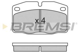 BREMSI BP2487 - B. PADS OPEL, TOYOTA, LOTUS