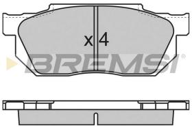 BREMSI BP2501 - B. PADS HONDA