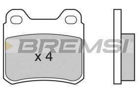 BREMSI BP2507 - B. PADS MERCEDES-BENZ