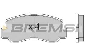 BREMSI BP2508 - B. PADS TOYOTA, MITSUBISHI