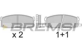 BREMSI BP2510 - B. PADS NISSAN