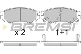 BREMSI BP2512 - B. PADS NISSAN