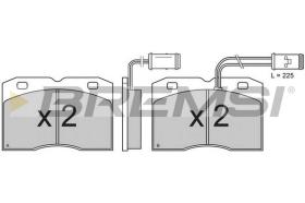 BREMSI BP2517 - B. PADS IVECO