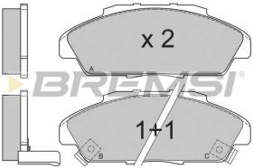 BREMSI BP2519 - B. PADS HONDA