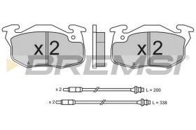 BREMSI BP2551 - B. PADS RENAULT