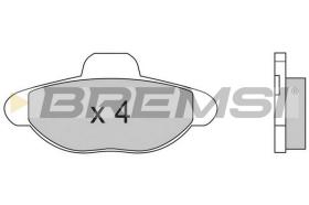 BREMSI BP2552 - B. PADS FIAT, LANCIA