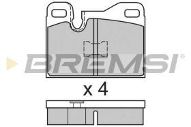 BREMSI BP2555 - B. PADS AUDI, PORSCHE