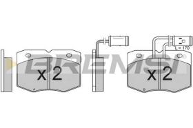 BREMSI BP2556 - B. PADS IVECO