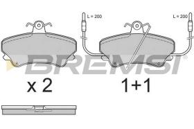 BREMSI BP2557 - B. PADS RENAULT