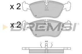 BREMSI BP2559 - B. PADS VOLVO