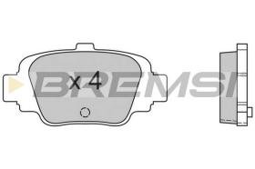 BREMSI BP2560 - B. PADS NISSAN