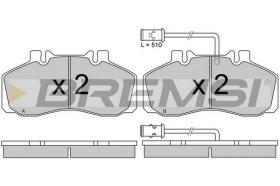 BREMSI BP2568 - B. PADS IVECO EUROCARGO