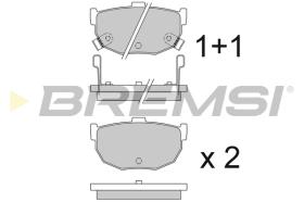 BREMSI BP2570 - & PASTILLA DE FRENO