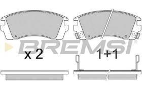 BREMSI BP2575 - B. PADS NISSAN