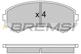 BREMSI BP2577 - PASTILLA DE FRENO