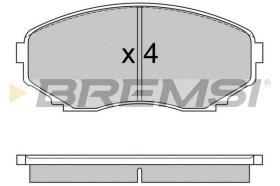 BREMSI BP2578 - B. PADS MITSUBISHI, MAZDA