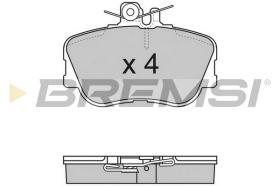 BREMSI BP2586 - B. PADS MERCEDES-BENZ