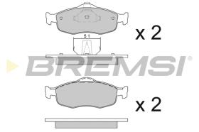 BREMSI BP2592 - B. PADS FORD