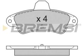 BREMSI BP2593 - B. PADS FORD
