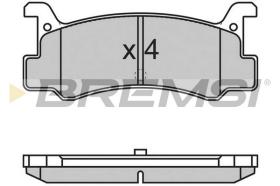 BREMSI BP2602 - B. PADS MAZDA, DAIHATSU