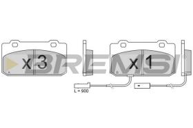 BREMSI BP2608 - B. PADS ALFA ROMEO