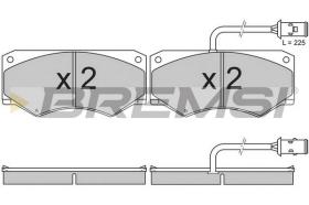 BREMSI BP2611 - B. PADS IVECO