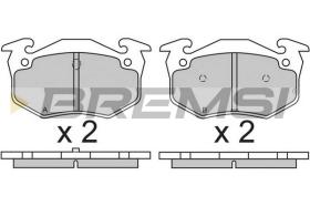 BREMSI BP2613 - B. PADS RENAULT