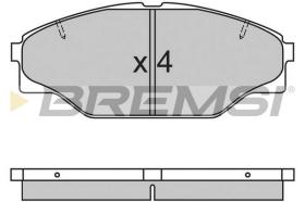 BREMSI BP2617 - B. PADS SUBARU LEGACY SUBARU IMPREZA SUB