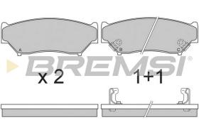 BREMSI BP2620 - B. PADS SUZUKI, GEO